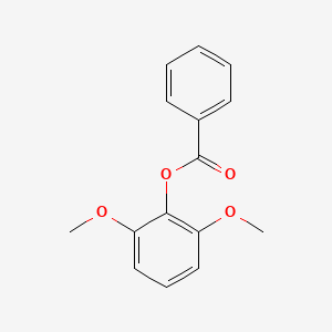 molecular formula C15H14O4 B15078030 2,6-Dimethoxyphenyl benzoate CAS No. 108474-23-3