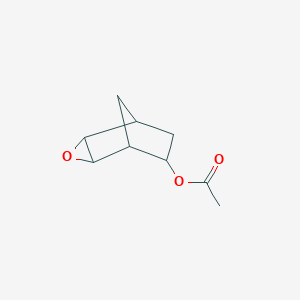 molecular formula C9H12O3 B15078038 Acetic acid, 5,6-epoxynorbornan-2-yl ester CAS No. 78987-90-3