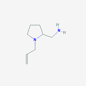 molecular formula C8H16N2 B150781 (1-Allylpyrrolidin-2-yl)methanamine CAS No. 26116-13-2