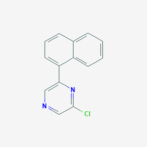 molecular formula C14H9ClN2 B1507834 2-Chloro-6-(naphthalen-1-yl)pyrazine CAS No. 875900-54-2