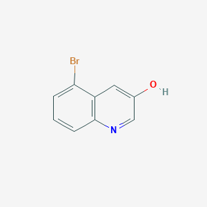 molecular formula C9H6BrNO B1507835 5-Bromoquinolin-3-ol CAS No. 1261733-77-0