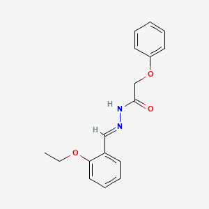 molecular formula C17H18N2O3 B15078401 N'-[(E)-(2-ethoxyphenyl)methylidene]-2-phenoxyacetohydrazide 