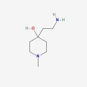 molecular formula C8H18N2O B1507842 4-(2-Aminoethyl)-1-methylpiperidin-4-OL CAS No. 959237-87-7