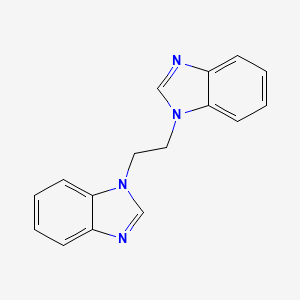molecular formula C16H14N4 B15078878 1,1'-ethane-1,2-diylbis(1H-benzimidazole) 