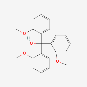 molecular formula C22H22O4 B15078975 Tris(2-methoxyphenyl)methanol 