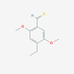 molecular formula C11H14O2S B1507899 4-Ethyl-2,5-dimethoxybenzene-1-carbothialdehyde CAS No. 132184-34-0
