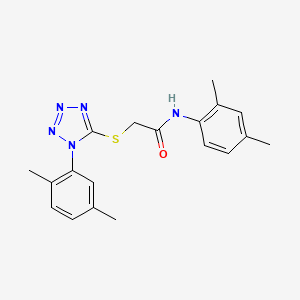 molecular formula C19H21N5OS B15079072 N-(2,4-dimethylphenyl)-2-{[1-(2,5-dimethylphenyl)-1H-tetrazol-5-yl]sulfanyl}acetamide 