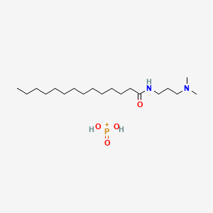 molecular formula C19H42N2O4P+ B1507909 dihydroxy(oxo)phosphanium;N-[3-(dimethylamino)propyl]tetradecanamide 