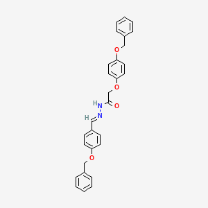 molecular formula C29H26N2O4 B15079092 N'-(4-(Benzyloxy)benzylidene)-2-(4-(benzyloxy)phenoxy)acetohydrazide CAS No. 303086-38-6
