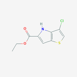 molecular formula C9H8ClNO2S B1507911 Ethyl 3-chloro-4H-thieno[3,2-B]pyrrole-5-carboxylate CAS No. 332099-31-7
