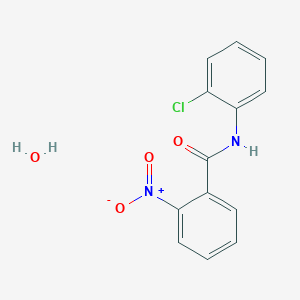 molecular formula C13H11ClN2O4 B15079113 N-(2-Chlorophenyl)-2-nitrobenzamide hydrate CAS No. 308134-37-4