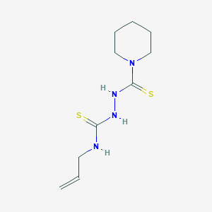 molecular formula C10H18N4S2 B15079622 N-Allyl-2-(1-piperidinylcarbothioyl)hydrazinecarbothioamide CAS No. 41197-32-4