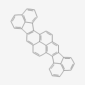 molecular formula C36H18 B1507965 decacyclo[15.15.2.13,7.119,23.02,12.014,33.018,28.030,34.011,36.027,35]hexatriaconta-1(33),2(12),3,5,7(36),8,10,13,15,17(34),18(28),19,21,23(35),24,26,29,31-octadecaene CAS No. 362052-03-7