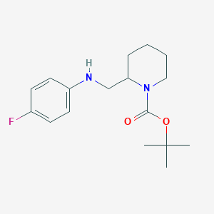 molecular formula C17H25FN2O2 B1507969 Tert-butyl 2-[(4-fluoroanilino)methyl]piperidine-1-carboxylate CAS No. 887587-99-7