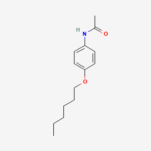 molecular formula C14H21NO2 B15079773 N-[4-(hexyloxy)phenyl]acetamide CAS No. 41240-77-1
