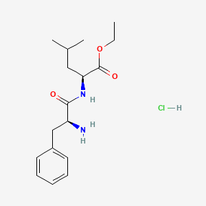 molecular formula C17H27ClN2O3 B1507991 H-Phe-leu-oet hcl 