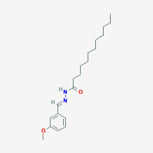 molecular formula C20H32N2O2 B15079982 N'-(3-Methoxybenzylidene)dodecanohydrazide CAS No. 303064-52-0