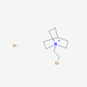 molecular formula C9H17Br2N B015080 N-(2-Bromoethyl)quinuclidinium, Bromide CAS No. 104304-10-1