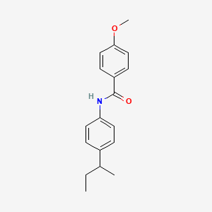 molecular formula C18H21NO2 B15080212 N-[4-(butan-2-yl)phenyl]-4-methoxybenzamide 