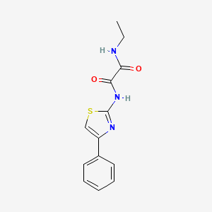 molecular formula C13H13N3O2S B15080243 N-Ethyl-N'-(4-phenyl-thiazol-2-yl)-oxalamide 