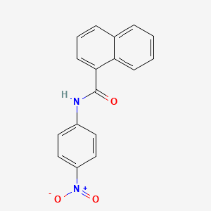molecular formula C17H12N2O3 B15080338 N-(4-nitrophenyl)naphthalene-1-carboxamide 