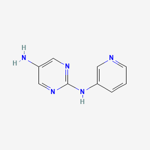 molecular formula C9H9N5 B1508051 N2-(Pyridin-3-yl)pyrimidine-2,5-diamine CAS No. 910904-48-2