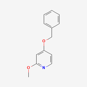 molecular formula C13H13NO2 B1508052 4-(Benzyloxy)-2-methoxypyridine CAS No. 66080-44-2
