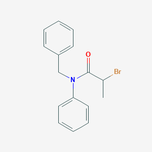 molecular formula C16H16BrNO B1508068 N-Benzyl-2-bromo-N-phenylpropionamide CAS No. 93010-41-4