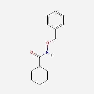 molecular formula C14H19NO2 B15080712 N-(benzyloxy)cyclohexanecarboxamide CAS No. 172847-66-4