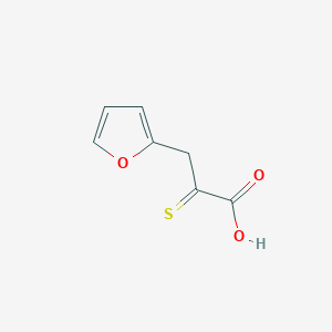 molecular formula C7H6O3S B15080777 3-(Furan-2-yl)-2-thioxopropanoic acid CAS No. 4066-13-1