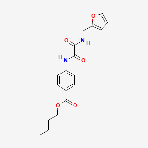molecular formula C18H20N2O5 B15080831 Butyl 4-[[2-(furan-2-ylmethylamino)-2-oxoacetyl]amino]benzoate 