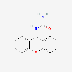 molecular formula C14H12N2O2 B15080834 Urea, 9H-xanthen-9-yl- CAS No. 74428-56-1