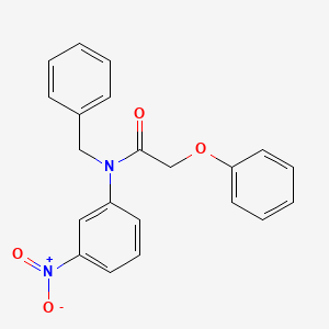 molecular formula C21H18N2O4 B15080906 N-benzyl-N-(3-nitrophenyl)-2-phenoxyacetamide 