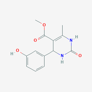 molecular formula C13H14N2O4 B15081178 Methyl 4-(3-hydroxyphenyl)-6-methyl-2-oxo-1,2,3,4-tetrahydropyrimidine-5-carboxylate 