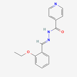 molecular formula C15H15N3O2 B15081286 N'-(2-ethoxybenzylidene)isonicotinohydrazide 