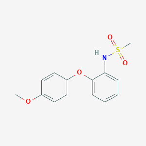 molecular formula C14H15NO4S B150814 N-[2-(4-methoxyphenoxy)phenyl]methanesulfonamide CAS No. 721448-65-3