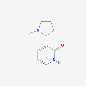molecular formula C10H14N2O B150815 3-(1-Methylpyrrolidin-2-yl)pyridin-2(1h)-one CAS No. 2055-24-5