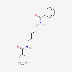 molecular formula C19H22N2O2 B15081648 Benzamide, N,N'-1,5-pentanediylbis- CAS No. 31991-79-4