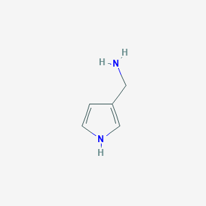 molecular formula C5H8N2 B150817 (1H-吡咯-3-基)甲胺 CAS No. 888473-50-5