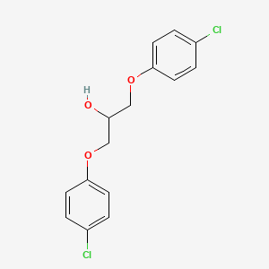 molecular formula C15H14Cl2O3 B15081784 1,3-Bis(4-chlorophenoxy)propan-2-ol CAS No. 57641-48-2