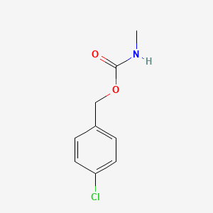molecular formula C9H10ClNO2 B15081794 4-Chlorobenzyl methylcarbamate CAS No. 2797-37-7
