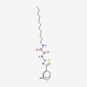 molecular formula C26H41N3O2S B15081806 N~1~-[4-(1-adamantyl)-1,3-thiazol-2-yl]-N~2~-undecylethanediamide 