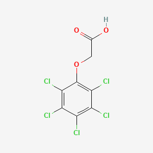 molecular formula C8H3Cl5O3 B15081833 Pentachlorophenoxyacetic acid CAS No. 2877-14-7
