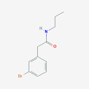 molecular formula C11H14BrNO B15081906 2-(3-Bromo-phenyl)-N-propyl-acetamide 