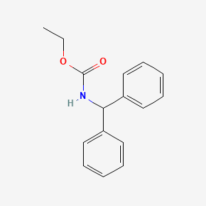 molecular formula C16H17NO2 B15081930 Ethyl benzhydrylcarbamate CAS No. 5457-53-4