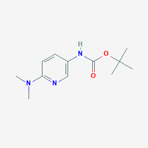 molecular formula C12H19N3O2 B1508199 tert-Butyl (6-(dimethylamino)pyridin-3-yl)carbamate CAS No. 1242333-49-8