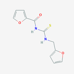 molecular formula C11H10N2O3S B15082050 N-(2-furoyl)-N'-(2-furylmethyl)thiourea CAS No. 314746-86-6