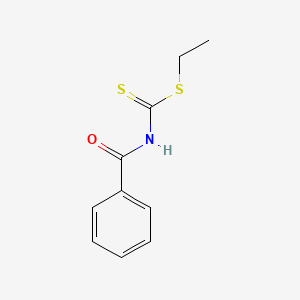 molecular formula C10H11NOS2 B15082099 Ethyl benzoylcarbamodithioate CAS No. 6287-87-2