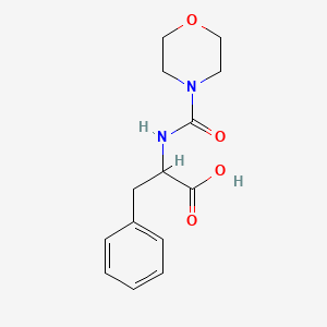 molecular formula C14H18N2O4 B15082130 N-(4-morpholinylcarbonyl)phenylalanine 