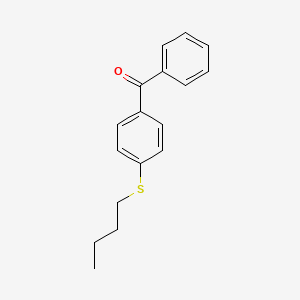 molecular formula C17H18OS B15082162 [4-(Butylsulfanyl)phenyl](phenyl)methanone CAS No. 73242-21-4